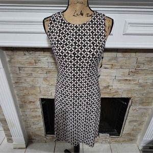 Tommy Hilfiger geometric stretch Sleeveless dress size 2 new!!!‎